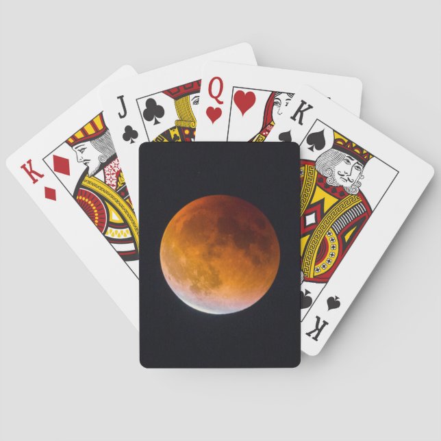 Baralho Eclipse Lunar Blue Moon | Estado de Washington (Verso)