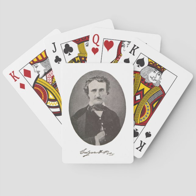 Baralho Edgar Allan Poe com Assinatura (Verso)