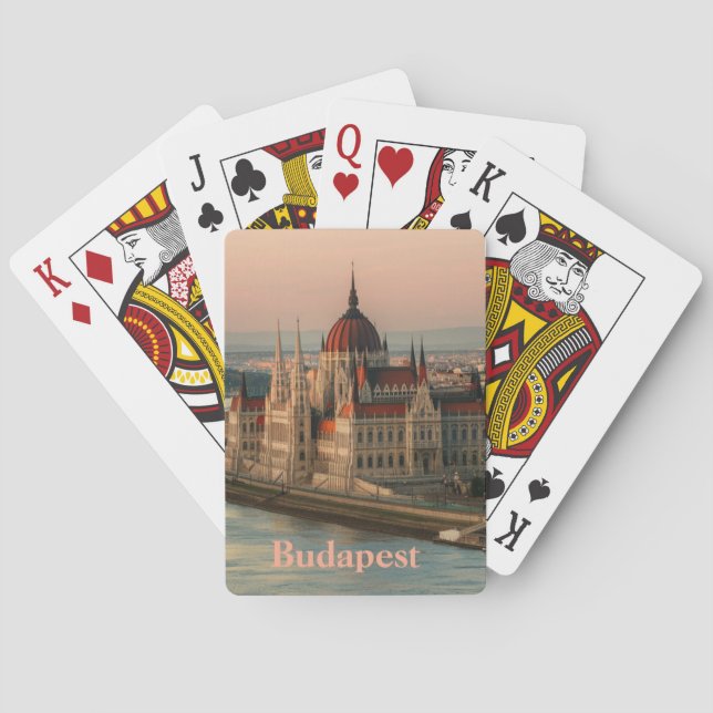 Baralho Edifício do Parlamento Budapeste Hungria (Verso)