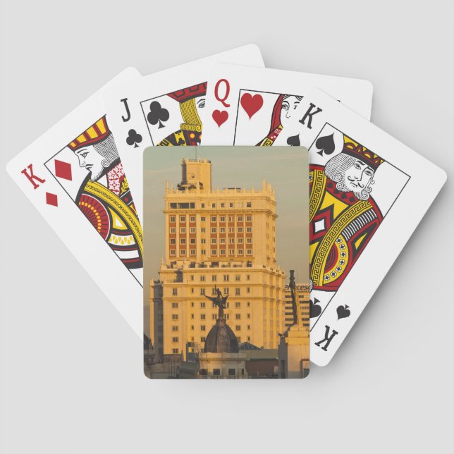 Baralho Edifícios ao longo de Gran Via e Edificio Espana (Verso)