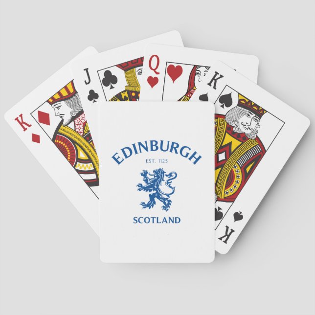 Baralho EDINBURGH Escócia (Verso)