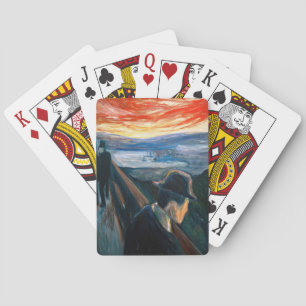 Baralho Edvard Munch - Humor Doente no Sunset, Desespero 1