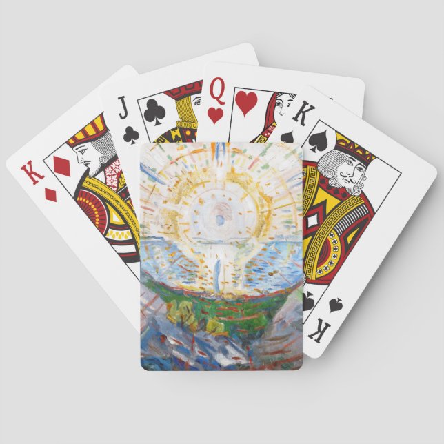 Baralho Edvard Munch - O Sol 1912 (Verso)