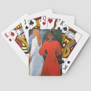 Baralho Edvard Munch - Vermelho e Branco