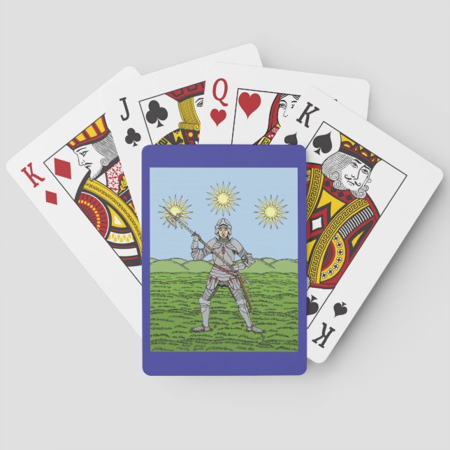 Baralho Edward IV em Plate Armor (Verso)