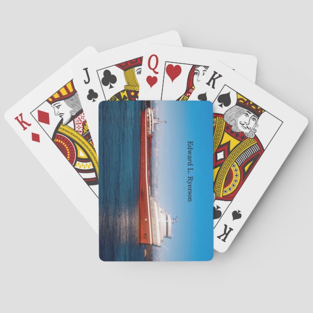 Baralho Edward L. Ryerson joga cartas (Verso)