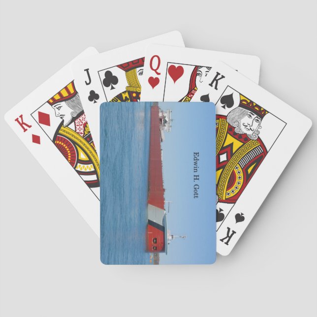 Baralho Edwin H. Tenho que jogar cartas (Verso)
