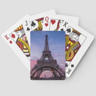 Baralho Eiffel Tower Paris França Foto