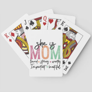 Baralho Ela é mãe: amada, forte, digna, importante, Beau