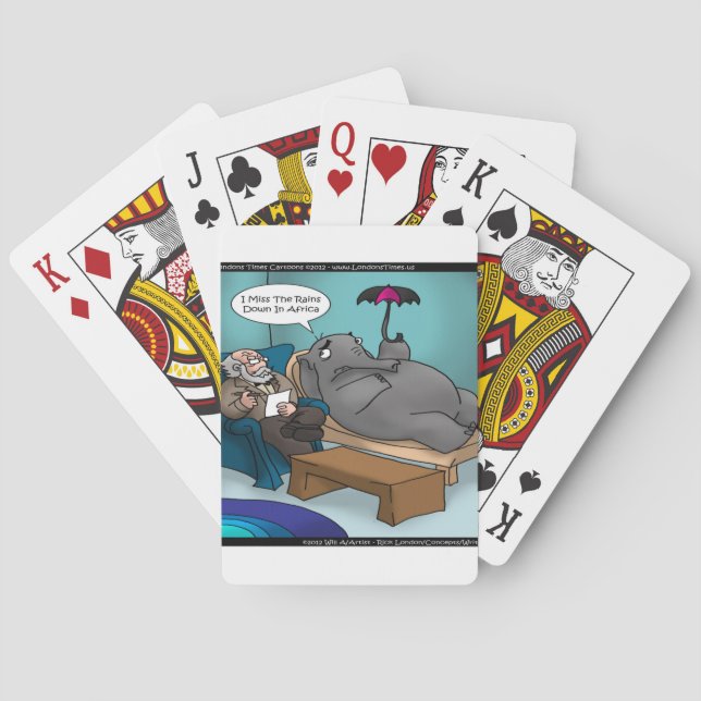Baralho Elefante Engraçado na Terapia (Verso)