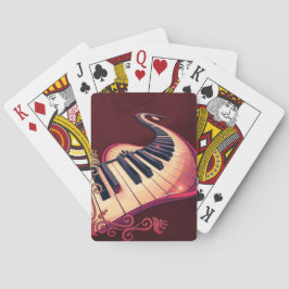 Baralho Elegance in motion, the curved piano. 