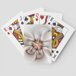 Baralho Elegância Floral Moderna Abstrato de Arte Fractal