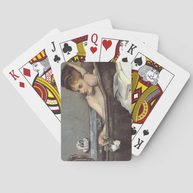 Baralho Elegante Woman in the Bath (por Alfred Stevens) (Verso)