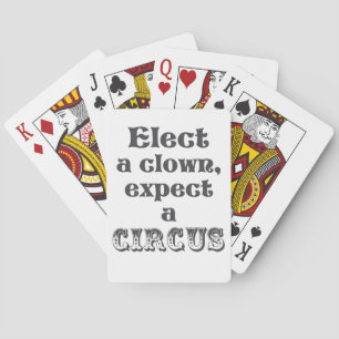 Baralho Eleja um palhaço, espere um circo! Anti trunfo do