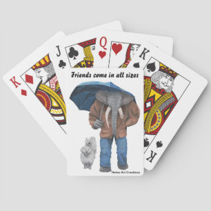 Baralho Elephant Man Walking Dogs Fantasy Jogando Cartões