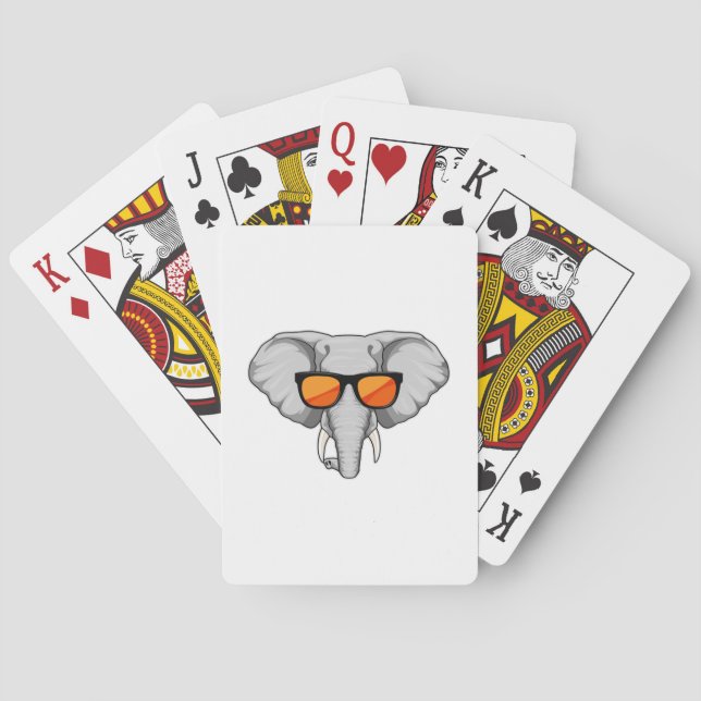 Baralho Elephant with Sunglasses (Verso)