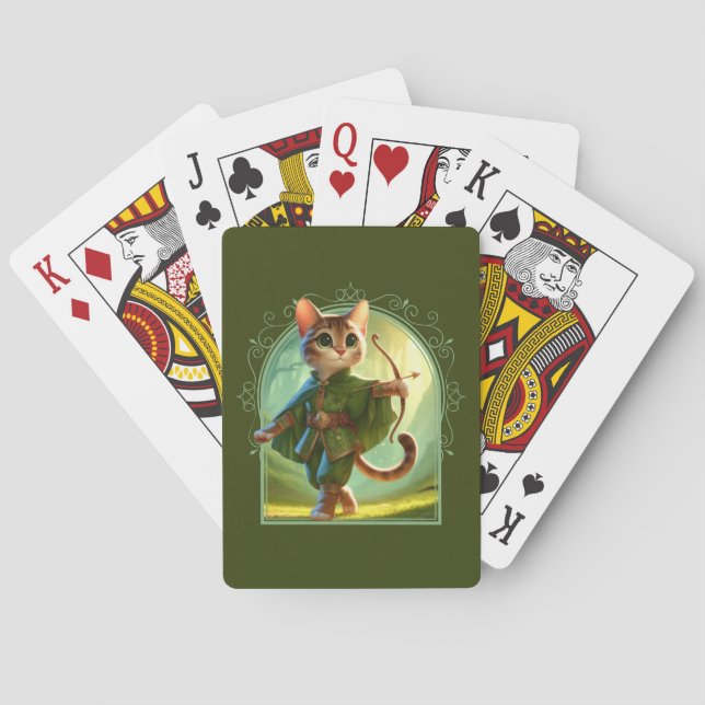 Baralho Elf Feline Fantasy Adventure (Verso)