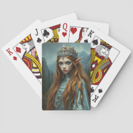 Baralho Elven Queen of the Veil – Fantasy Portrait