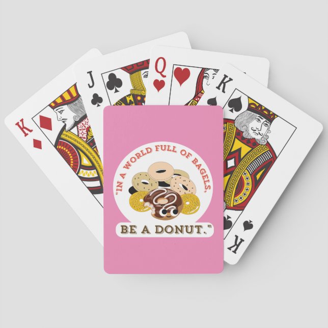 BARALHO EM UMA PALAVRA DE BAGELS, SEJA UMA ROSQUINHA (Verso)