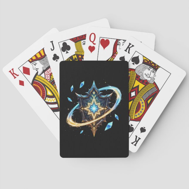 Baralho Emblema de Fantasia com Lâminas Flutuantes – Energ (Verso)