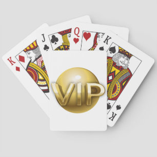 Baralho Emblema VIP Ouro 3D de Luxo