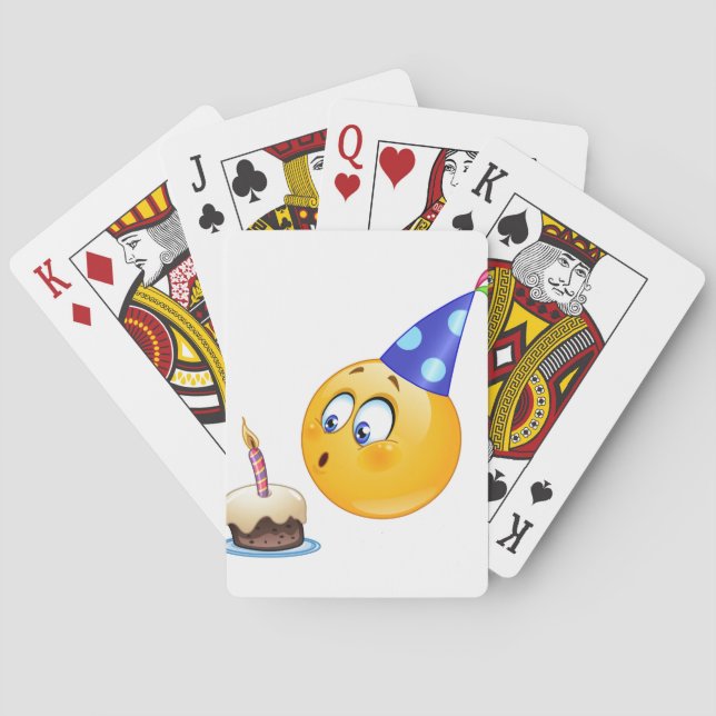 Baralho emoji de aniversário (Verso)