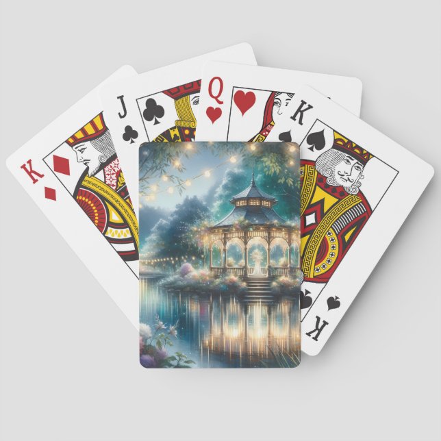 Baralho Enchanted Garden Gazebo Twilight Reflection (Verso)