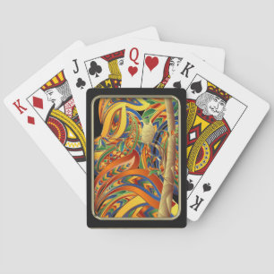 Baralho Encontre as cartas de Abstrato de arte para pássar
