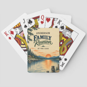 Baralho Encontro de Família no Lago Vintage 