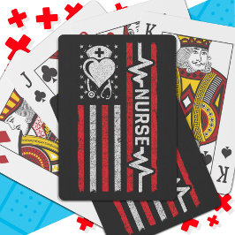 Baralho Enfermeira Apreciação Hero Heart Life Bandeira Ame