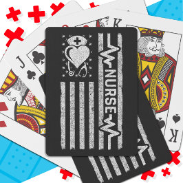 Baralho Enfermeira Apreciação Hero Heart Life Bandeira Ame