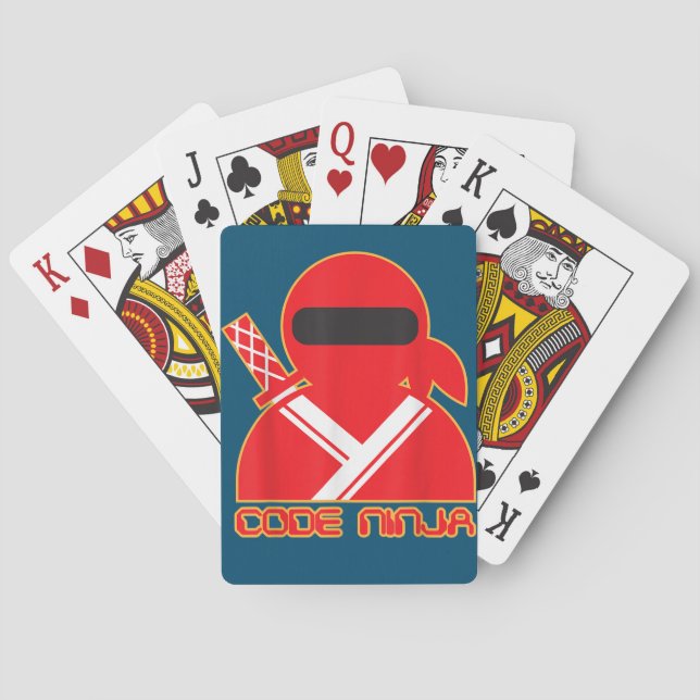 Baralho Engenheiro de Codificação de Computadores Ninja -  (Verso)