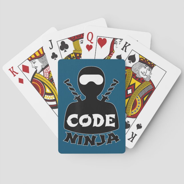 Baralho Engenheiro de Codificação de Computadores Ninja -  (Verso)