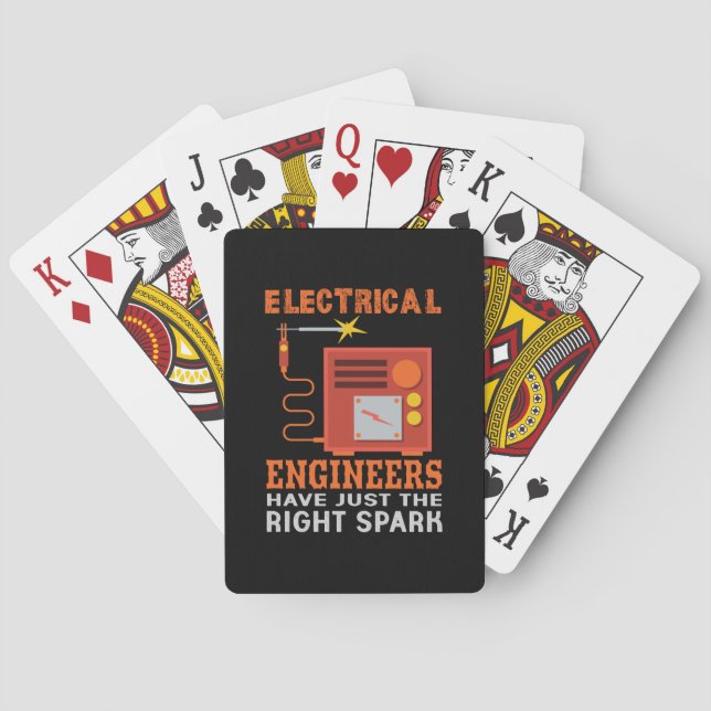 Baralho Engineer Electrical Engineers Have Just The Right (Verso)