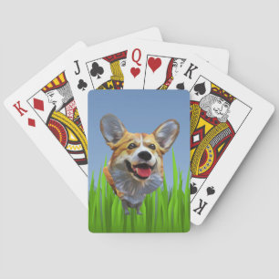 Baralho Engraçado Cartoon Welsh Corgi Deck de Cartões