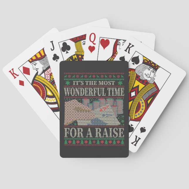 BARALHO ENGRAÇADO DE NATAL POKER UGLY SWEATER (Verso)
