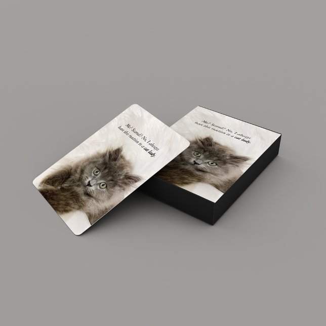 Baralho Engraçado Gatinho Assustado Cara Gato (Criador carregado)