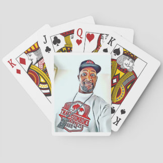 Baralho Enorme Colo de Vestuário Gigante. Jogando cartas