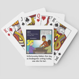 Baralho Ensino de Cartões de Brincadeira