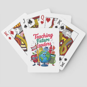 Baralho Ensino Retro Líderes Futuros Professor Escola 