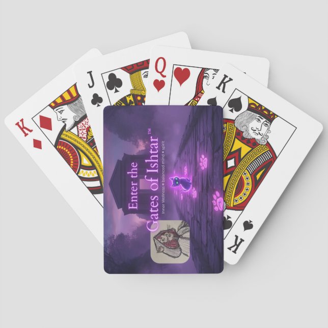 Baralho Enter the Gates of Ishtar playing cards  (Verso)