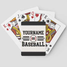 Baralho Equipe de NOME Personalizada do Jogador de Basebal
