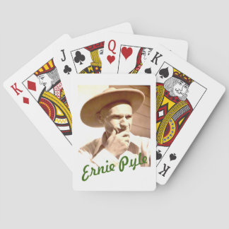 BARALHO ERNIE PYLE JOGANDO CARDS HAT