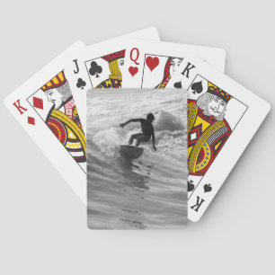 Baralho Escala De Cinza Da Onda