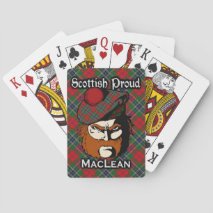Baralho Escocês Clan MacLean Tartan Deck
