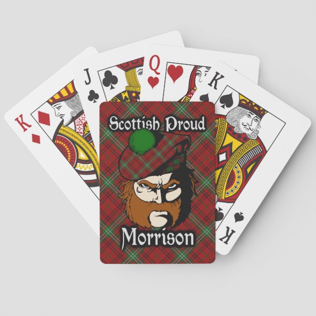 Baralho Escocês Clan Morrison Tartan Deck (Verso)