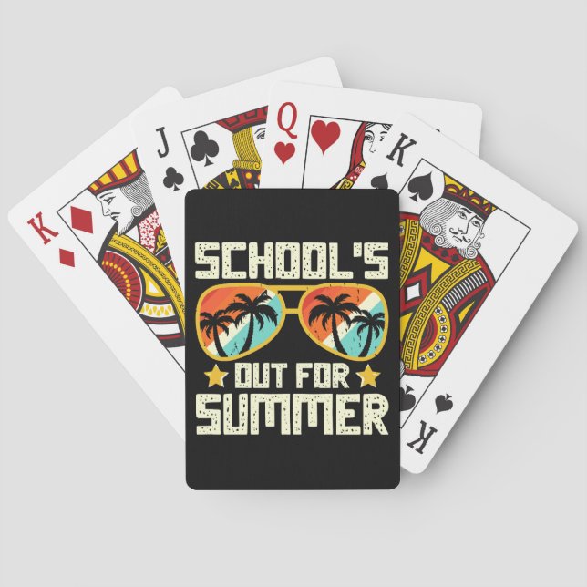 Baralho Escola Fechada Para o Verão (Verso)