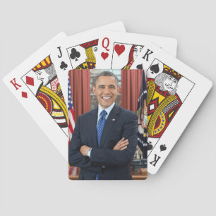 Baralho Escritório Oval Oficial Retrato Presidente Obama