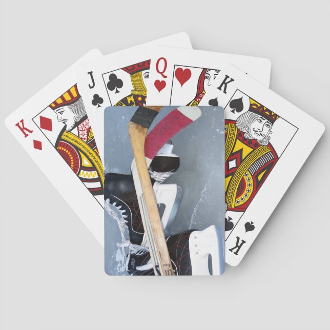 Baralho Esportes De Hóquei No Gelo (Verso)