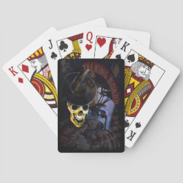 Baralho Esqueleto do Quadro Falante de Halloween Jogando C